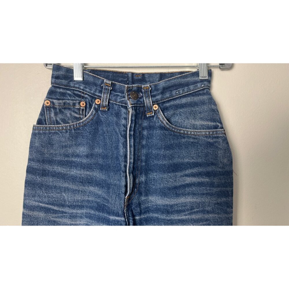VINTAGE LEVIS 505 80'S HIGH WAIST MOM JEANS 22 - Picture 2 of 14
